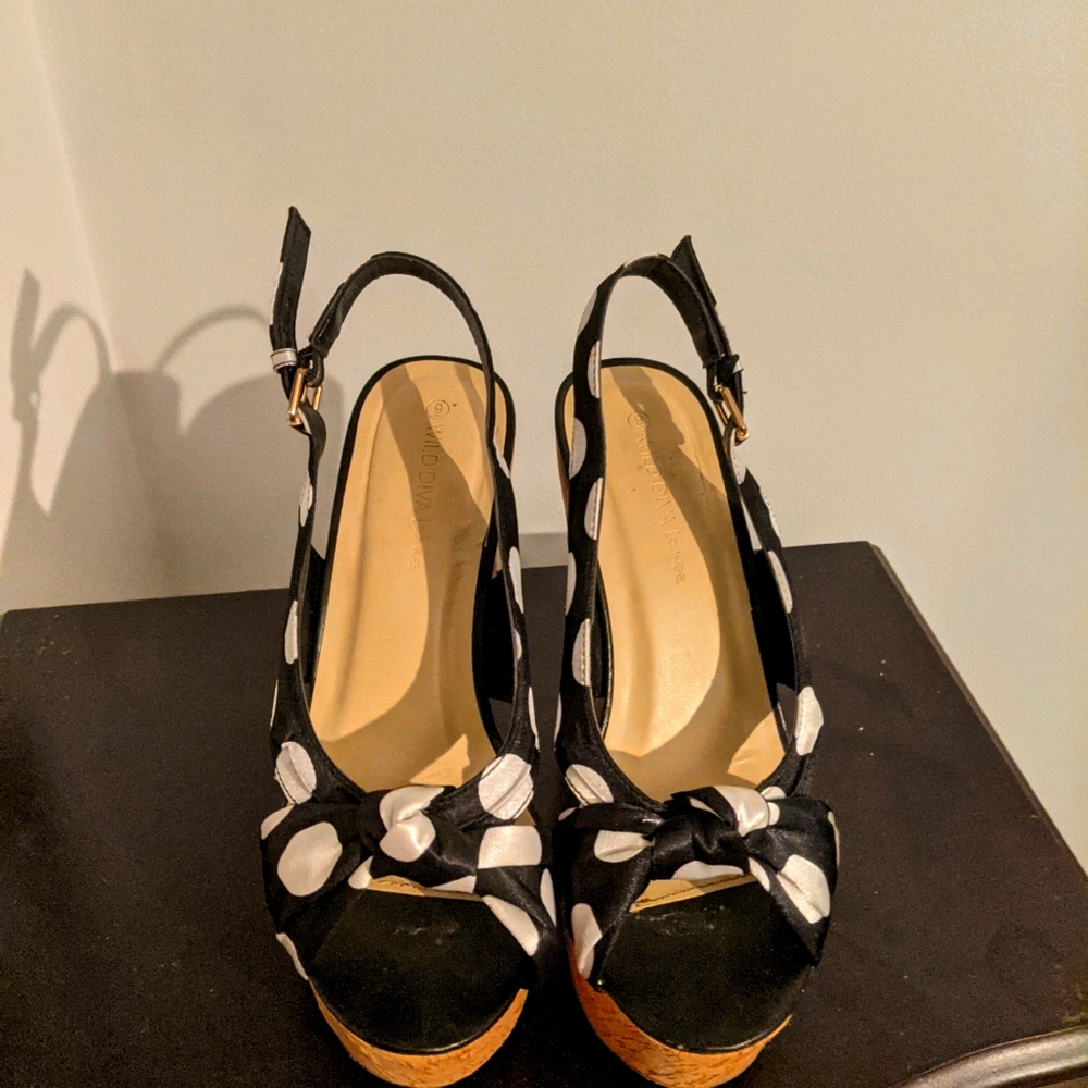 Cork wedges, ladies 9